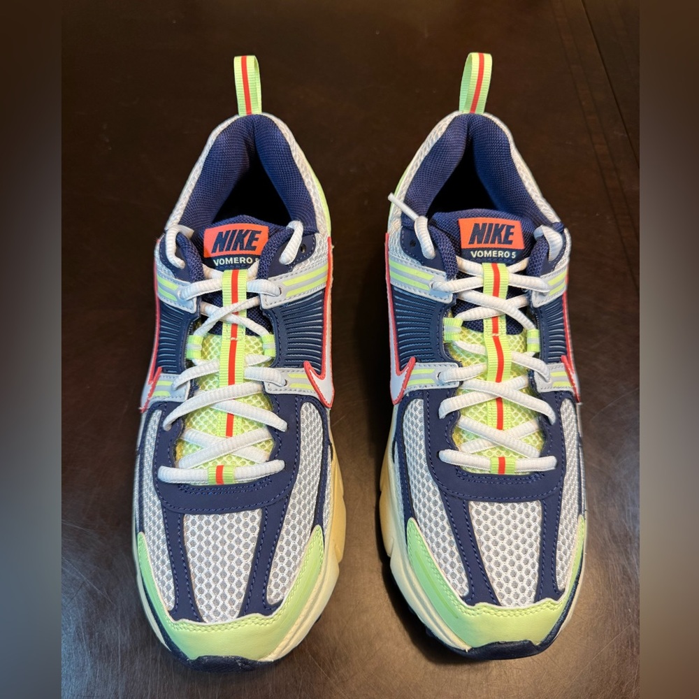 New Nike Air Zoom Vomero 5 Volt Navy Sneakers Shoes Size US 7 - Picture 6 of 15
